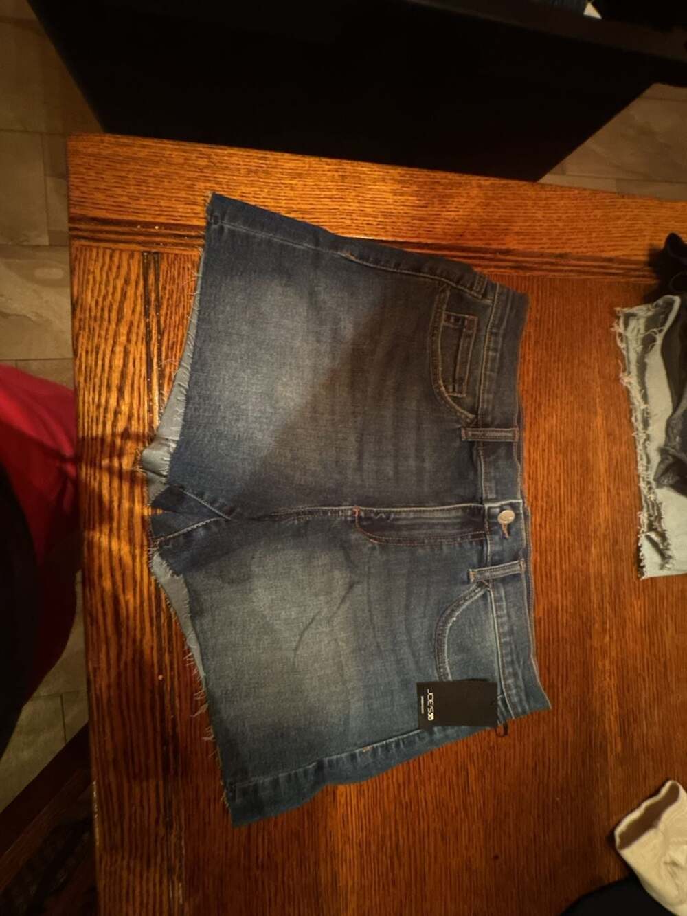 Joe's Jeans Vintage Easy Raw Hem Denim Shorts